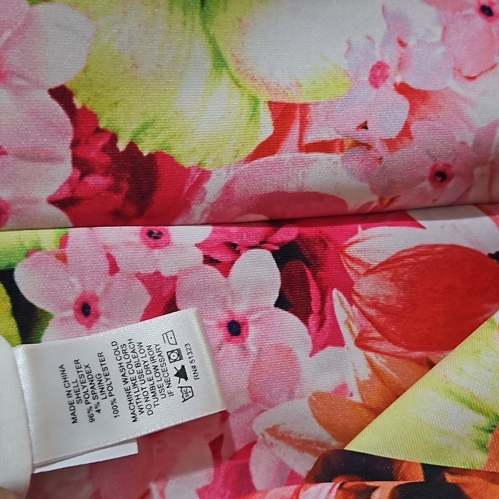 CeCe Floral Dress Size 0 - Picture 5 of 5